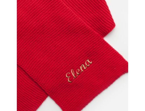 BUFANDA CANALÉ CON GORRO POMPÓN DE JULIANA