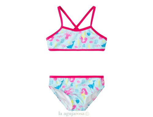 BIKINI DE NIÑA PECES DE POLIESTER RECICLADO DE BESTSELLER