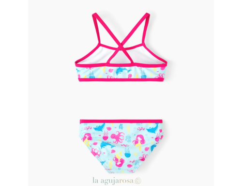 BIKINI DE NIÑA PECES DE POLIESTER RECICLADO DE BESTSELLER