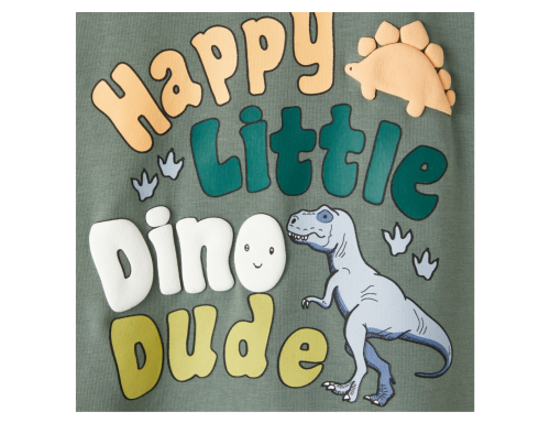 CAMISETA DE NIÑO DE ALGODÓN ORGÁNICO VERDE DE BESTSELLER