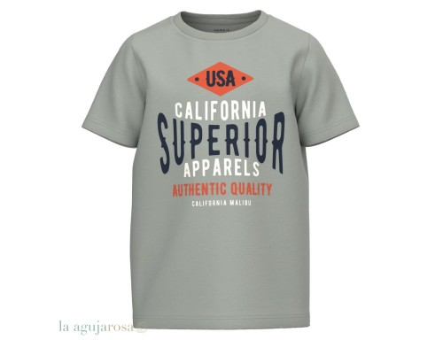 CAMISETA NIÑO MANGA CORTA DE ALGODÓN CALIFORNIA DE BESTSELLER