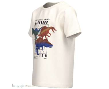 CAMISETA NIÑO MANGA CORTA DE ALGODÓN DINOSAURIO DE... 2