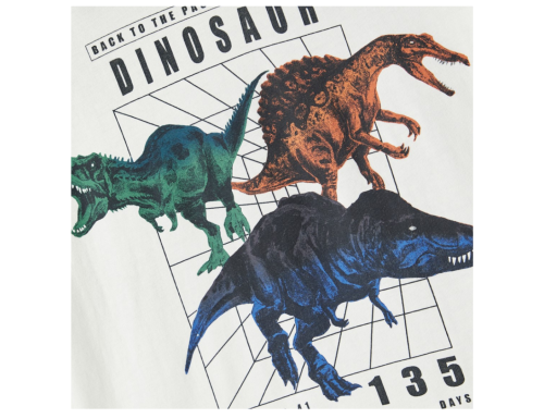 CAMISETA NIÑO MANGA CORTA DE ALGODÓN DINOSAURIO DE BESTSELLER
