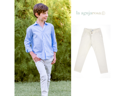 PANTALÓN CHINO LARGO DE CHICO DE ANKAR