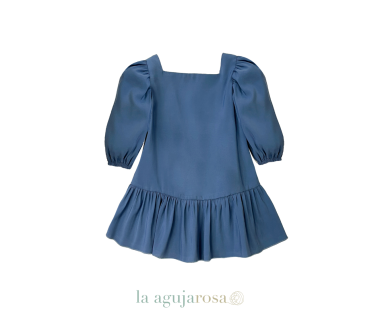VESTIDO DE LA COLECCIÓN MIKONOS AZUL DE EVE CHILDREN 2
