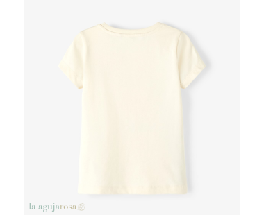 CAMISETA NIÑA DE MANGA CORTA EN ALGODÓN ORGÁNICO OSITO... 2