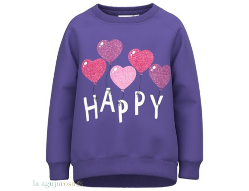 SUDADERA ALGODÓN EN CORAZONES DE BESTSELLER