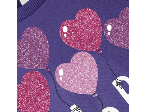 SUDADERA ALGODÓN EN CORAZONES DE BESTSELLER