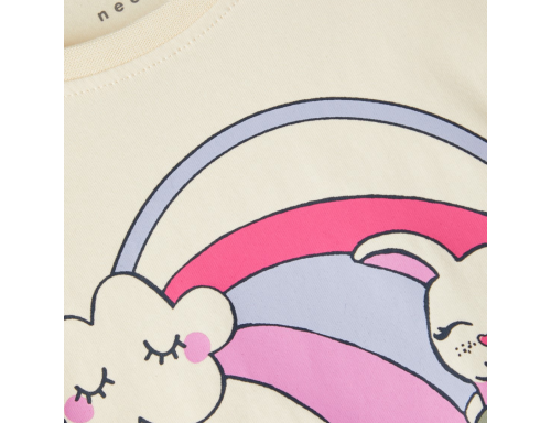 CAMISETA DE NIÑA DE ALGODÓN CONEJO ERIZO DE BESTSELLER