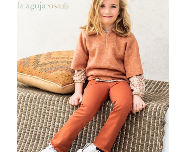 CHALECO DE NIÑA COLOR NARANJA DE ANKAR 2