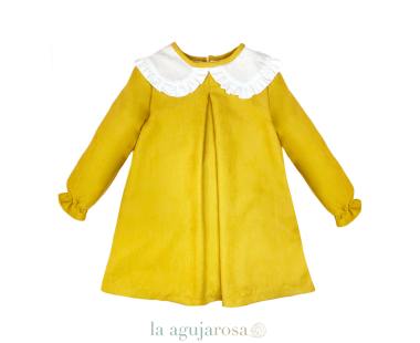 VESTIDO DE NIÑA COLOR MOSTAZA DE EVE CHILDREN 2