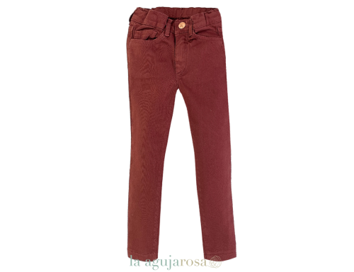 PANTALÓN VAQUERO GRANATE UNISEX DE EVE CHILDREN