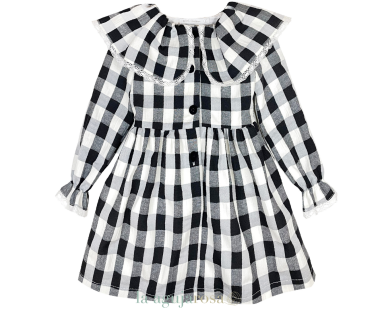 VESTIDO DE CUADROS NEGROS DE EVE CHILDREN 2