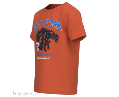 CAMISETA NIÑO MANGA CORTA COLLEGE LEAGE DE ALGODÓN DE... 2