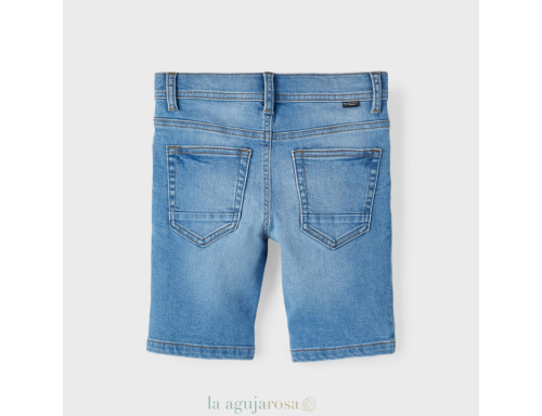 PANTALÓN CORTO DE NIÑO VAQUERO ELÁSTICO DE BESTSELLER