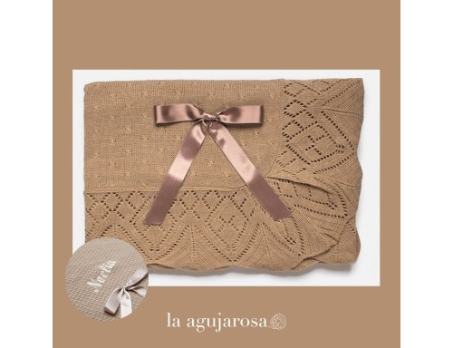 CHAL TODO TRENZAS VOLANTE ROMBOS DE INVIERNO DE JULIANA