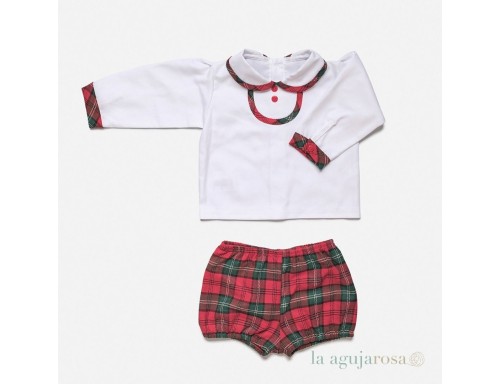 CONJUNTO PANTALÓN CAMISA DE LA COLECCIÓN SUEÑOS DE NAVIDAD DE JULIANA