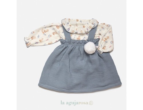 PICHI CON CAMISA ZORRITOS DE LA COLECCIÓN ADORABLES ZORRITOS DE JULIANA