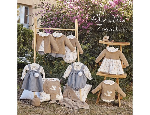 PICHI CON CAMISA ZORRITOS DE LA COLECCIÓN ADORABLES ZORRITOS DE JULIANA