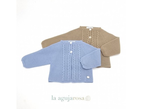 CHAQUETA NIÑO 4 TRENZAS DE LOA COLECCIÒN VIAJE AL CAMPO DE JULIANA