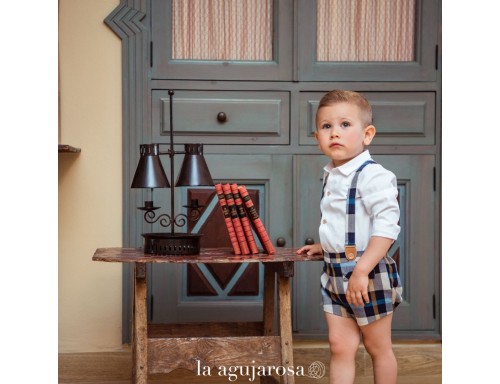 CONJUNTO DE BEBÉ CON TIRANTES DE LA FAMILIA MINNIE DE YOEDU