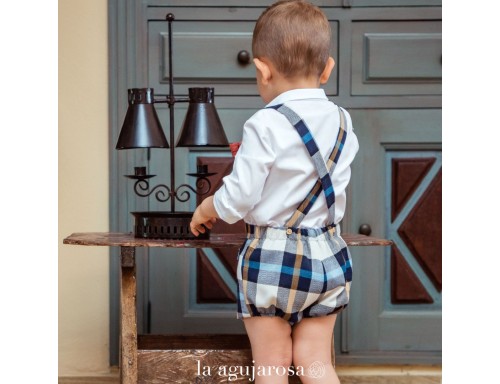 CONJUNTO DE BEBÉ CON TIRANTES DE LA FAMILIA MINNIE DE YOEDU