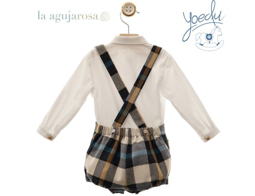 CONJUNTO DE BEBÉ CON TIRANTES DE LA FAMILIA MINNIE DE YOEDU