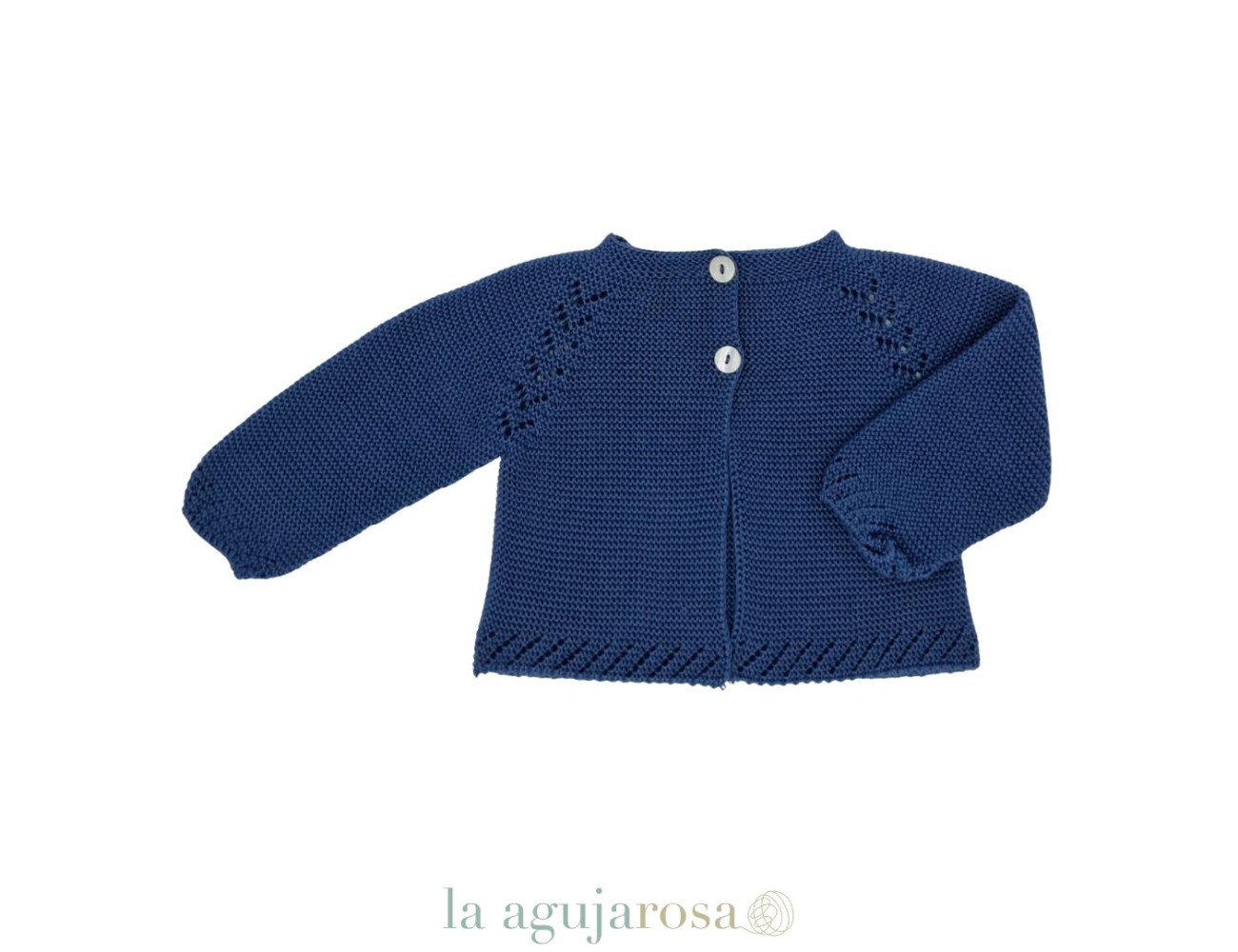 CHAQUETA NIÑO LIN CALADOS DE VERANO MARINO J7202 DE JULIANA