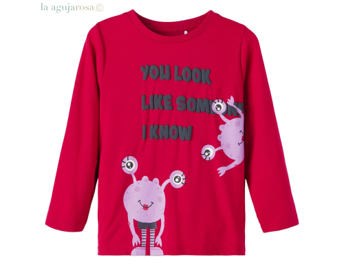 CAMISETA DE NIÑO ROJA DE ALGODÓN DE BESTSELLER