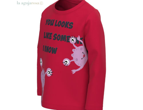 CAMISETA DE NIÑO ROJA DE ALGODÓN DE BESTSELLER