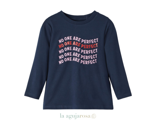 CAMISETA NIÑA DE ALGODÓN LETRAS DE BESTSELLER