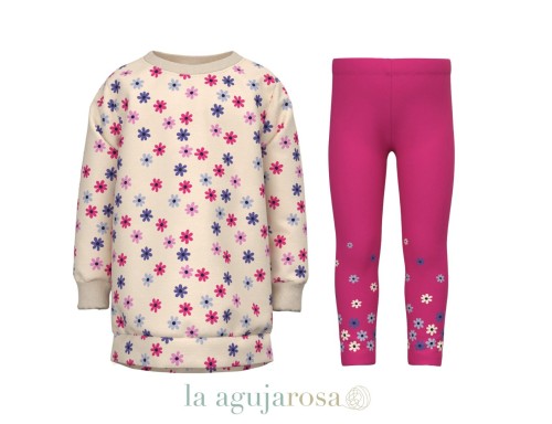 CONJUNTO FLORECITAS NIÑA ALGODÓN DE BESTSELLER