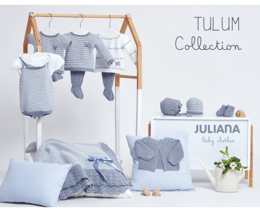CHAL TODO RAYADO VERANO DE LA COLECCIÓN TULUM DE JULIANA 2