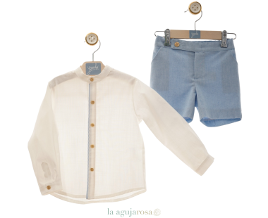 TRAJE DE NIÑO CON PANTALÓN BERMUDA DE LA FAMILIA ARRECIFE... 2