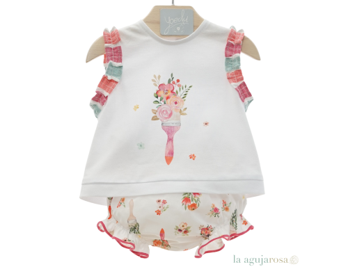 CONJUNTO BEBÉ RANITA DE LA FAMILIA CARACOLA DE YOEDU