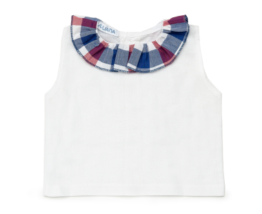 CONJUNTO CAMISA NIÑA BRAGA VOLANTE DE LA COLECCIÓN ADVOCAT 2