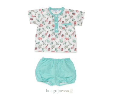 CONJUNTO CAMISA NIÑO ELEFANTES DE LA COLECCIÓN TABARCA DE... 2