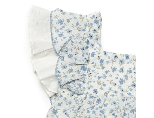 CONJUNTO BRAGA TELA FLORECITAS DE JULIANA