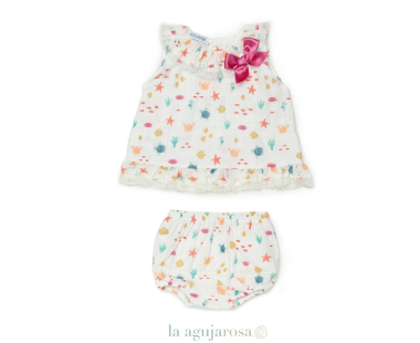 CONJUNTO BRAGA TELA ESTRELLAS DE MAR DE LA COLECCIÓN... 2