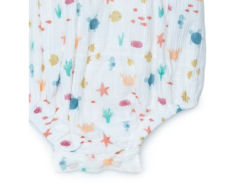 PELELE ENTERIZO DE TELA DE ESTRELLITAS DE LA COLECCIÓN FUSTERA DE JULIANA