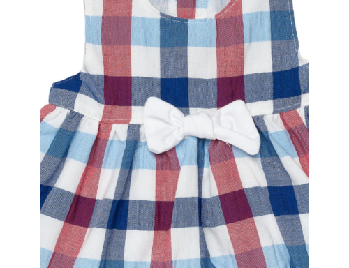 VESTIDO 2 VOLANTES CUADROS DE LA COLECCIÓN ADVOCAT DE JULIANA