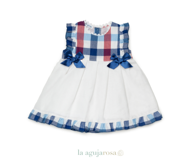 VESTIDO CORTADO CINTURA PECHERÍN CUADROS DE LA COLECCIÓN... 2