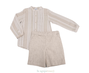 TRAJE DE NIÑO CON PANTALÓN BERMUDA DE LA FAMILIA ESTRELLA... 2