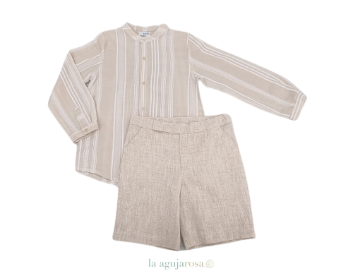 TRAJE DE NIÑO CON PANTALÓN BERMUDA DE LA FAMILIA ESTRELLA DE YOEDU