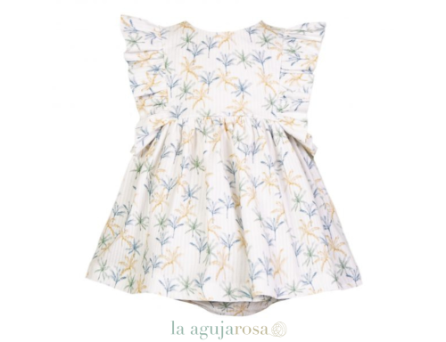 VESTIDO NIÑA CON BRAGUITA PALMERAS DE EVE CHILDREN