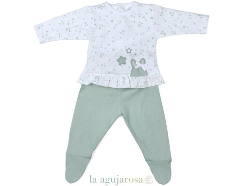 CONJUNTO DE BEBÉ CON POLAINA DE POPYS