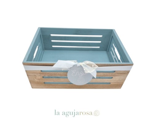CAJITA ROSA PEQUEÑA DE MADERA LAAGUJAROSA