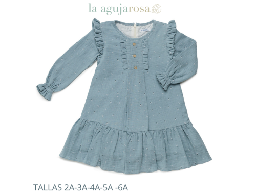 VESTIDO ENTERIZO FLORECITAS DE LA COLECCIÓN DESTELLO DE JULIANA