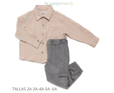 CONJUNTO NIÑO PANTALÓN PANA DE LA COLECCIÓN DESTELLO DE... 2