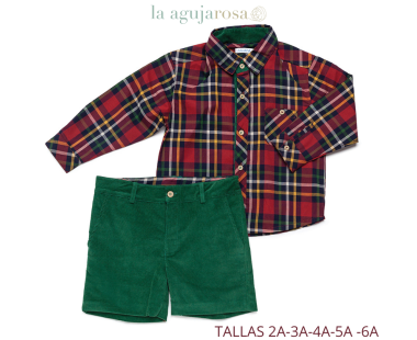 CONJUNTO NIÑO PANTALÓN CAMISA CUADROS DE LA COLECCIÓN... 2